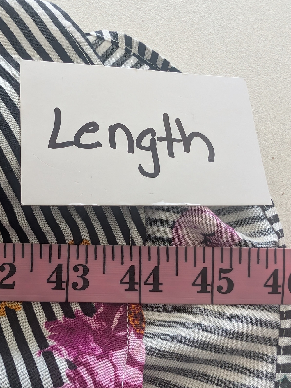 Torrid Black & White Striped Midi Dress with Pink Floral Accents Size 4X - Picture 7 of 9